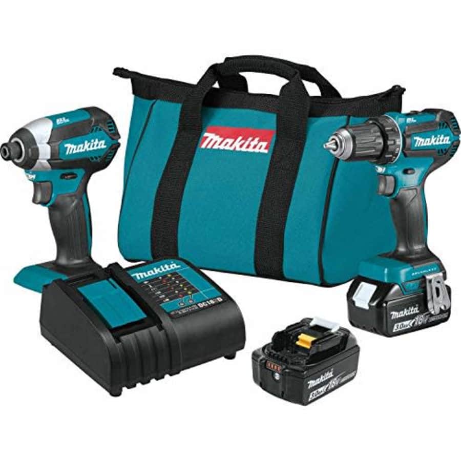 Makita XT281S 18V LXT 2-Pc. Combo Kit (3.0Ah) (Renewed) for $200