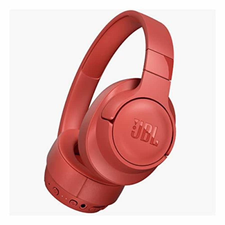 JBL TUNE 750BTNC - Wireless Over-Ear Headphones with Noise Cancellation - Coral for $130
