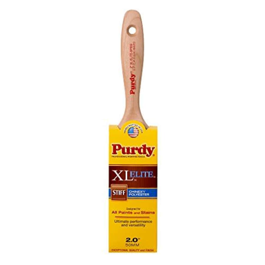 Purdy 144380520 XL Elite Series Sprig Flat trim Paint Brush, 2 inch for $22