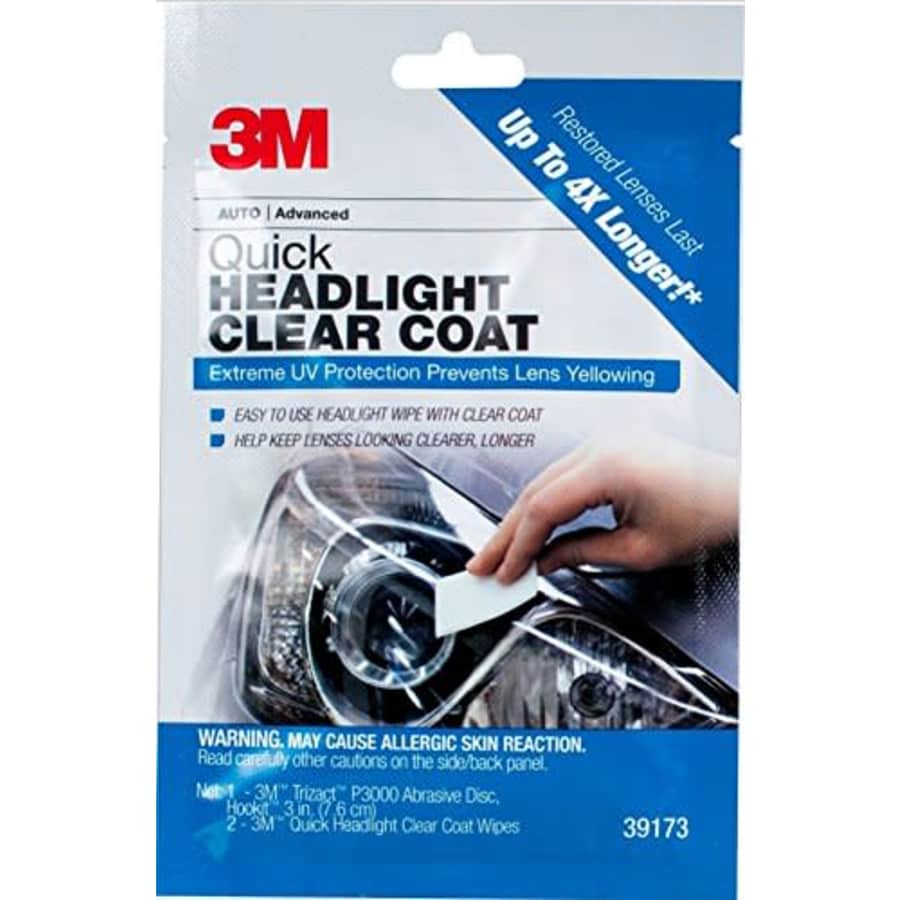3M Quick Headlight Clear Coat Wipe for $10 3M Quick Headlight Clear Coat Wipe for $10