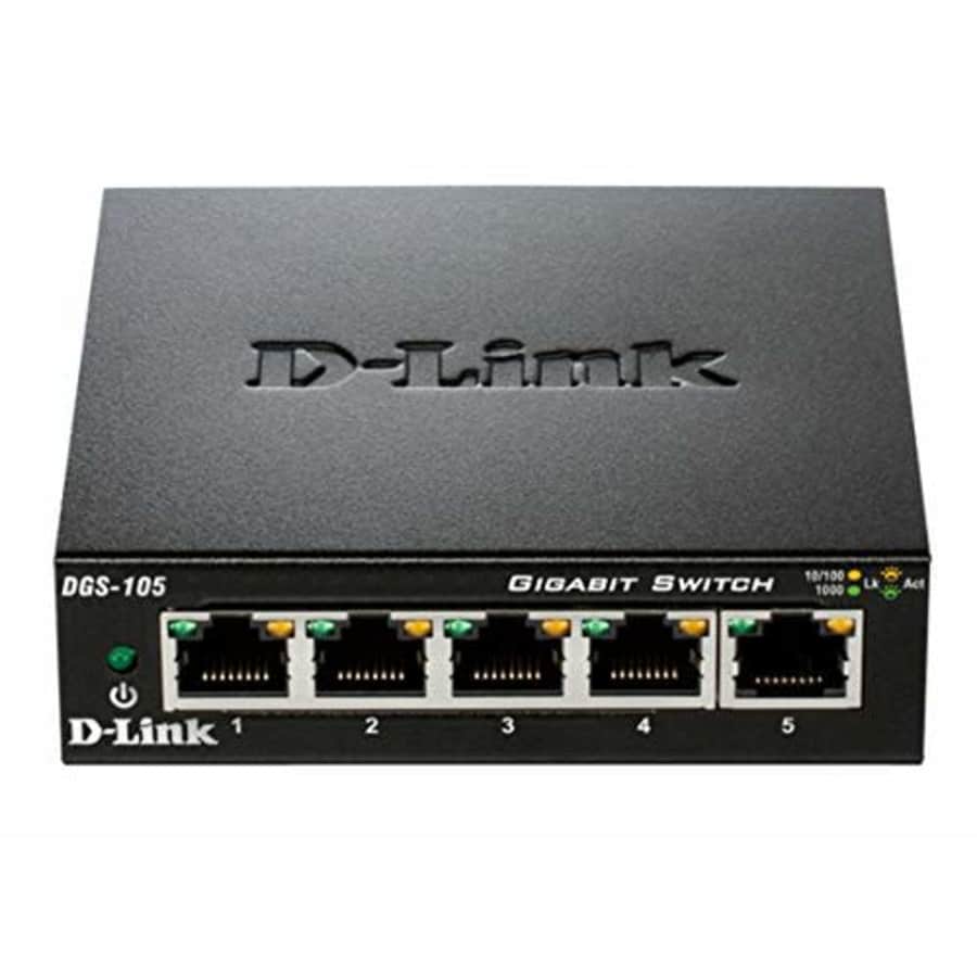D-Link - 5-Port Gigabit Ethernet Switch Unmanaged "Product Category: Computer Components & for $25