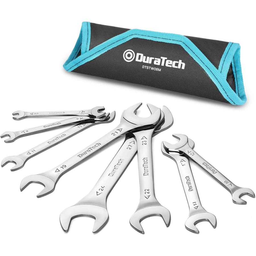 Duratech 8-Piece Super-Thin Open End Wrench Set for $20