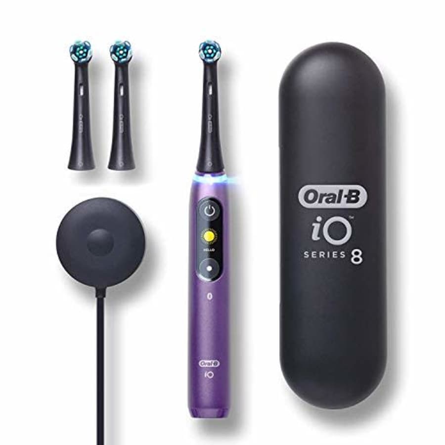 Oral-B iO Series 8 Electric Toothbrush with 2 Replacement Brush Heads, Violet Ametrine for $250 Oral-B iO Series 8 Electric Toothbrush with 2 Replacement Brush Heads, Violet Ametrine for $250