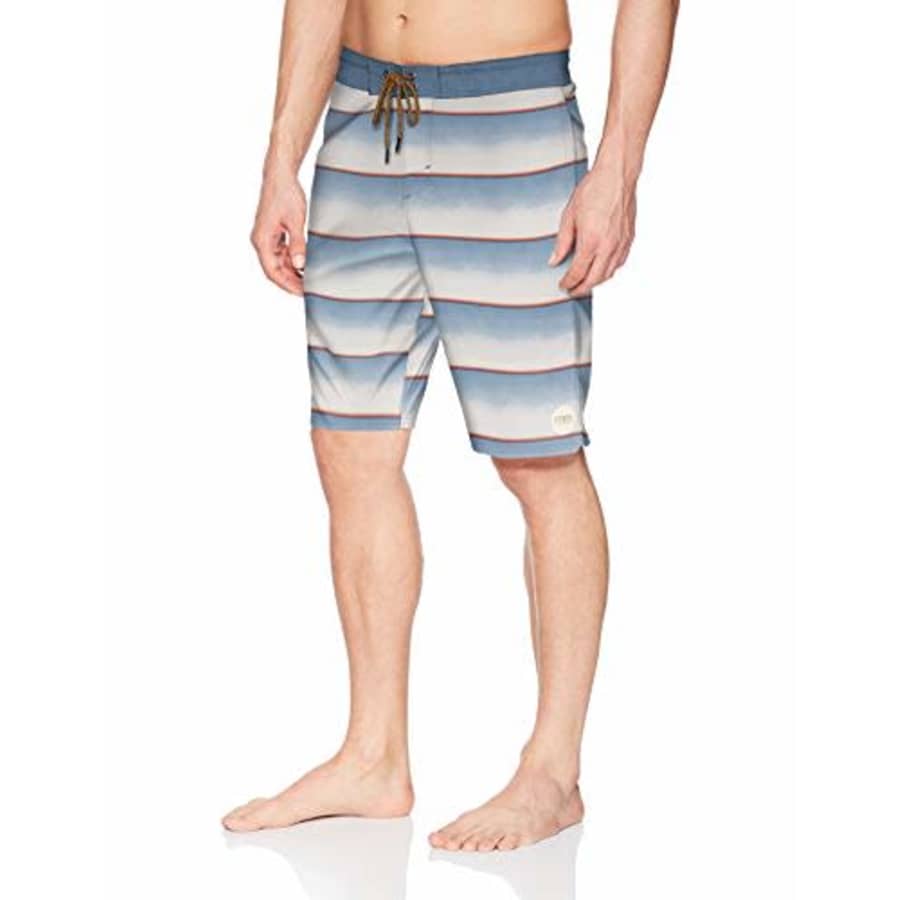 O'NEILL Men's 20 Inch Outseam Cruzer Stretch Swim Boardshort, Dust Blue/Tidelines, 38 for $13
