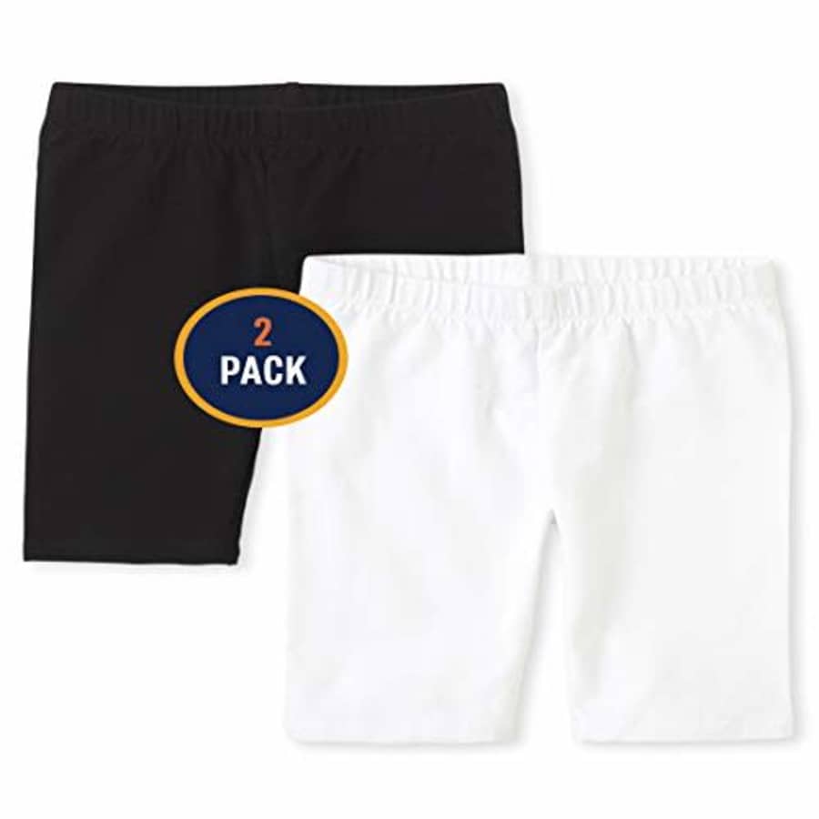 The Children's Place Girls' Mix And Match Bike Shorts 2-Pack Multi Clr L (10/12) for $7