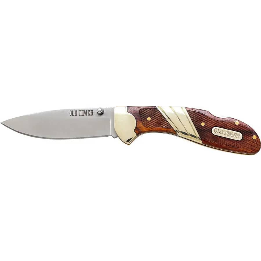 Old Timer Lockback Folding Pocket Knife for $21