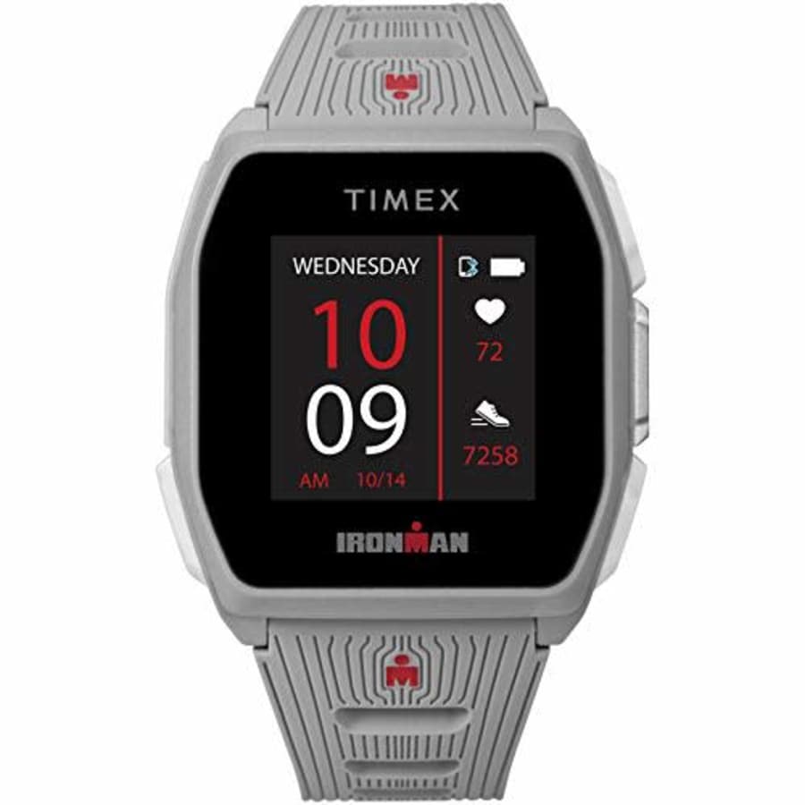 TIMEX IRONMAN R300 GPS Smartwatch with Heart Rate 41mm Light Gray with Silicone Strap for $128 TIMEX IRONMAN R300 GPS Smartwatch with Heart Rate 41mm Light Gray with Silicone Strap for $128