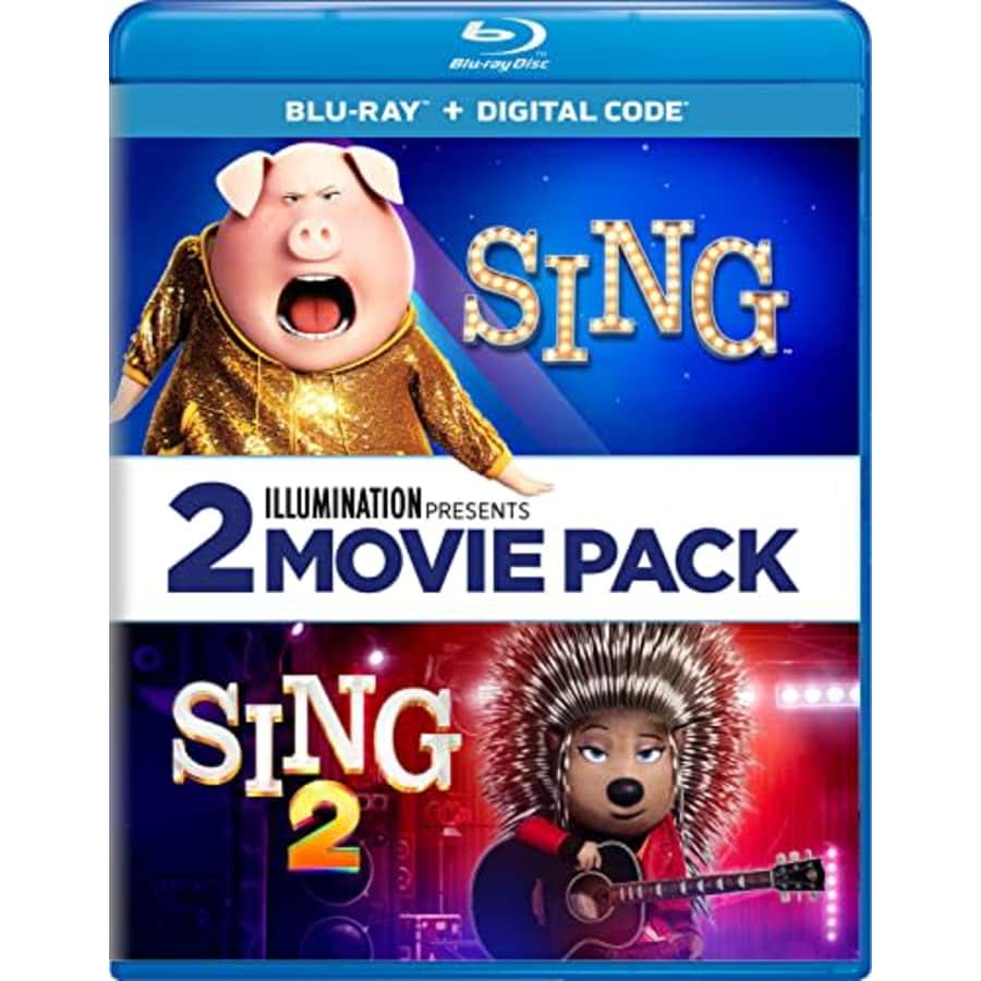 Universal Home Fitness Sing 2-Movie Collection [Blu-ray] for $10