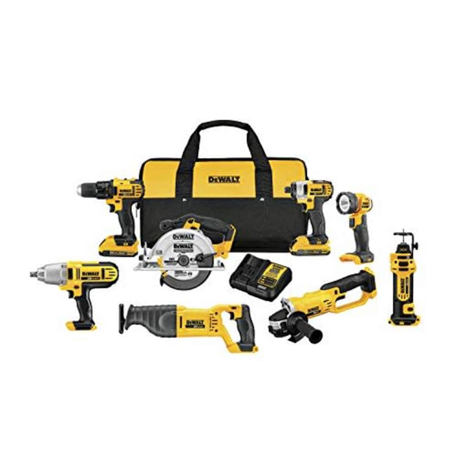 DeWalt DEWALT 20V MAX Cordless Drill Combo Kit, 8-Tool (DCK881D2) for $499