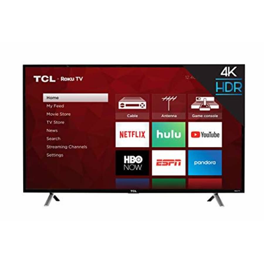 TCL S-Series 55" 4K HDR LED UHD Roku Smart TV for $349