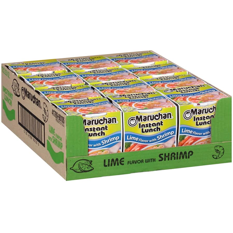 Maruchan Instant Lunch Ramen Noodle Cup 12-Pack for $6 Maruchan Instant Lunch Ramen Noodle Cup 12-Pack for $6