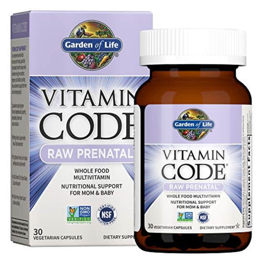 Garden of Life Vitamin Code Raw Prenatal Multivitamin, Whole Food Prenatal Vitamins with Iron, for $20 Garden of Life Vitamin Code Raw Prenatal Multivitamin, Whole Food Prenatal Vitamins with Iron, for $20