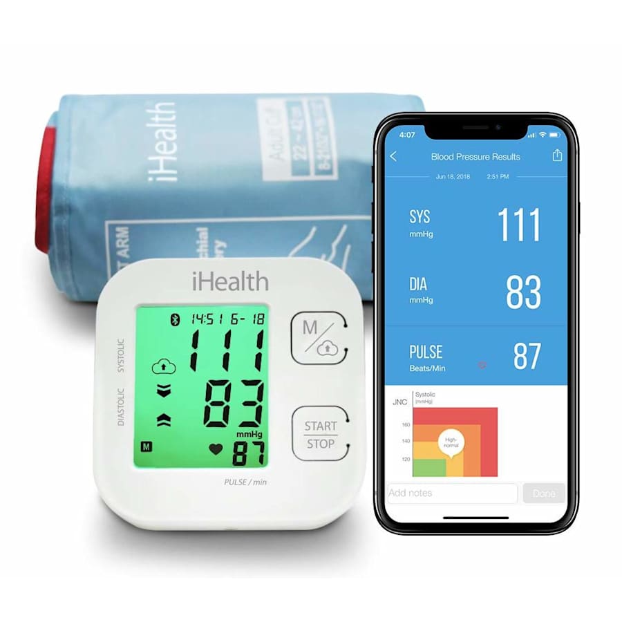 iHealth Track Bluetooth Blood Pressure Monitor for $32