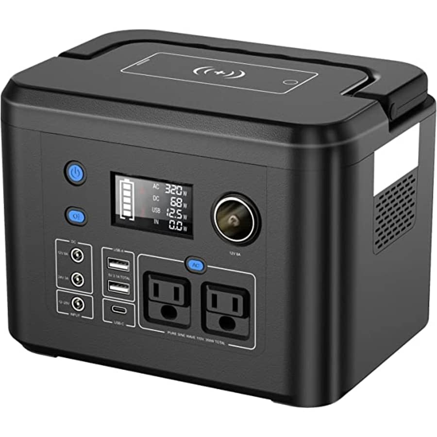 Pwokey 350W Portable Power Station for $144