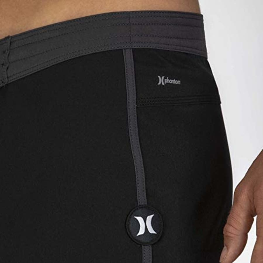 Hurley Men's Phantom Block Party 18" Inch Swim Short Boardshort, Black/White, 40 for $50