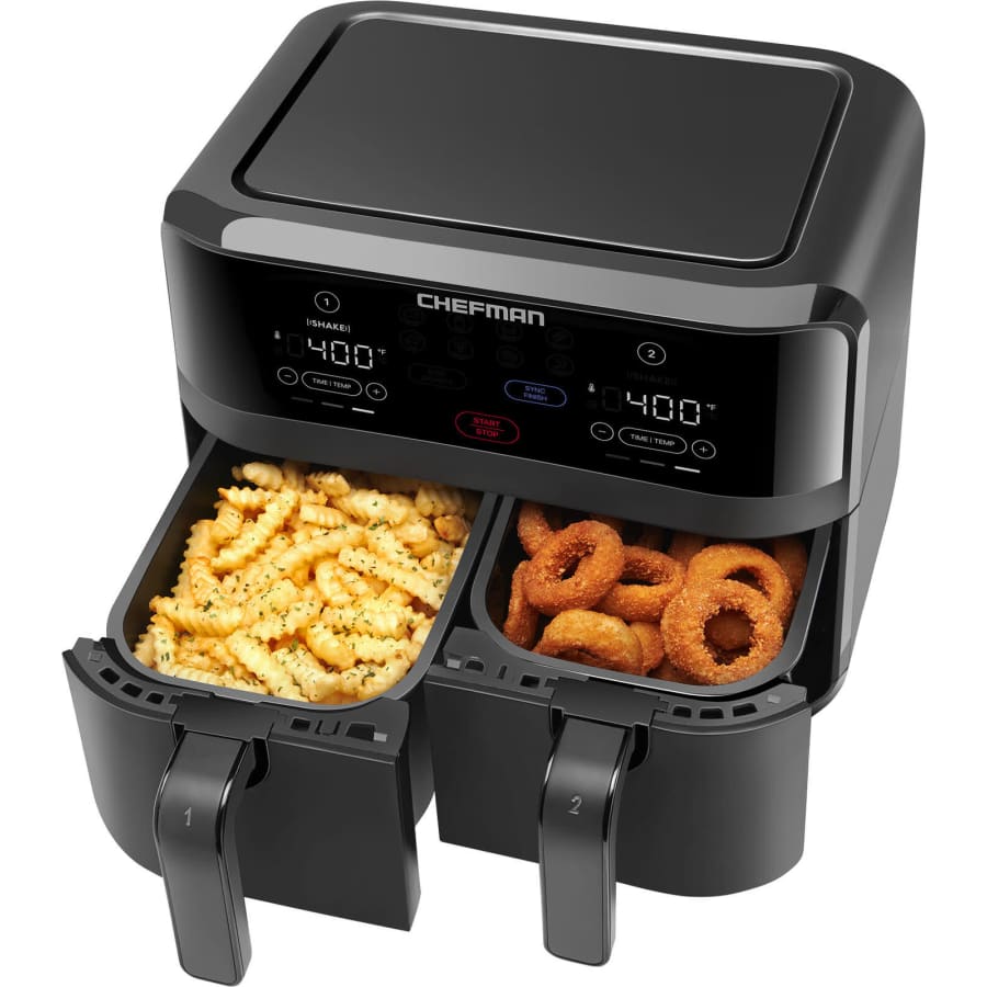 Chefman TurboFry 9-Quart Digital Dual-Basket Air Fryer for $120