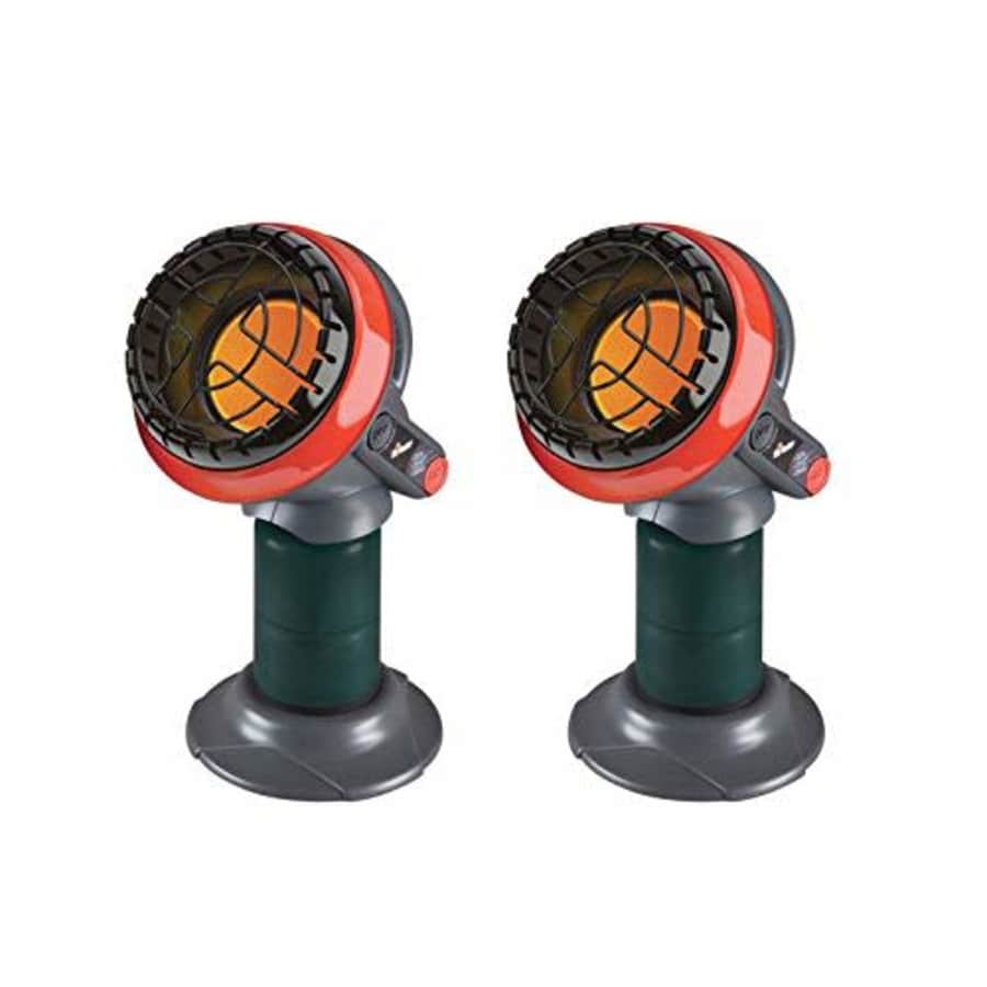 Mr. Heater 3800 BTU Indoor Outdoor Portable Little Buddy Propane Heater (2 Pack) for $137