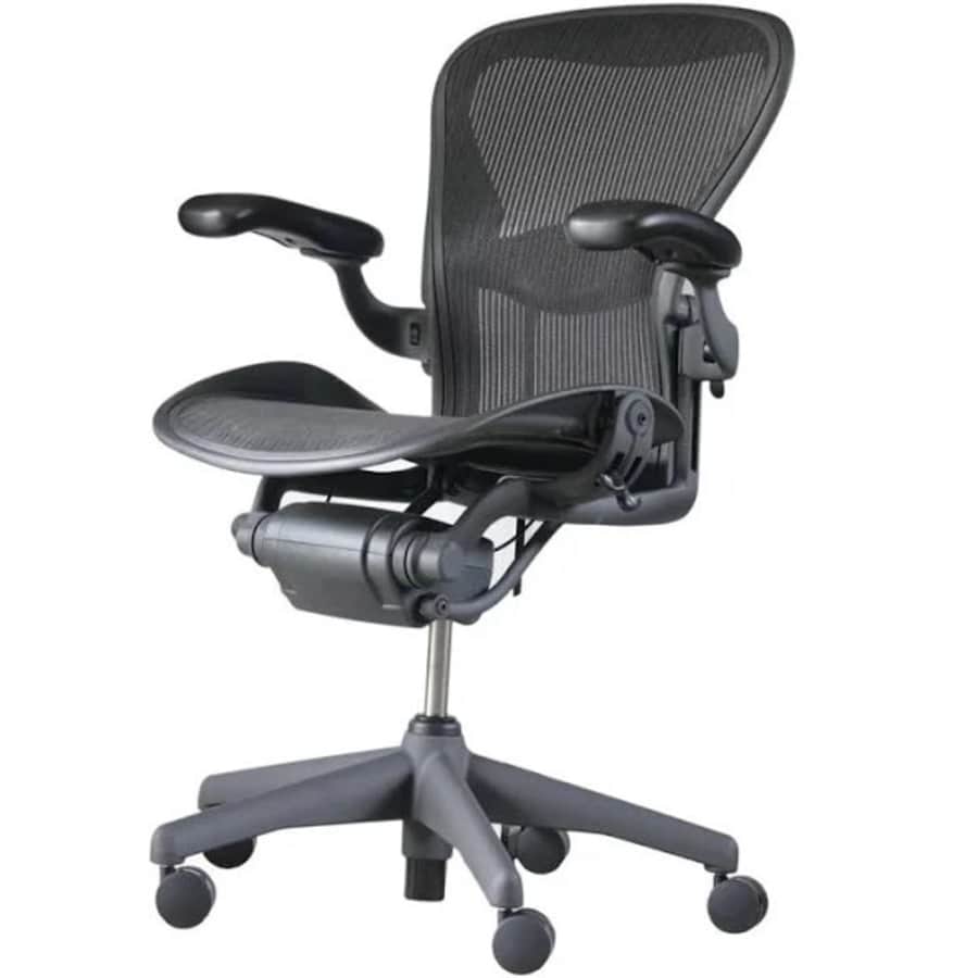 Herman Miller Aeron Size B Office Chair w/ Adjustable Lumbar Support for $499 Herman Miller Aeron Size B Office Chair w/ Adjustable Lumbar Support for $499