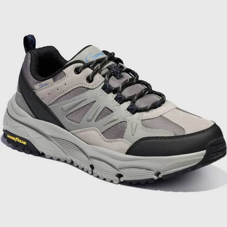 Skechers S Sport Men's Cason Goodyear Hiker Sneakers for $26 Skechers S Sport Men's Cason Goodyear Hiker Sneakers for $26