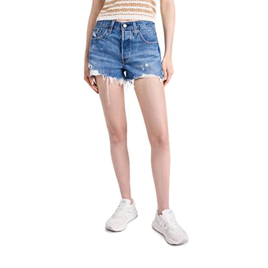 Levi's Women's Premium 501 Original Shorts, Athens Mid Short, 23 for $46 Levi's Women's Premium 501 Original Shorts, Athens Mid Short, 23 for $46