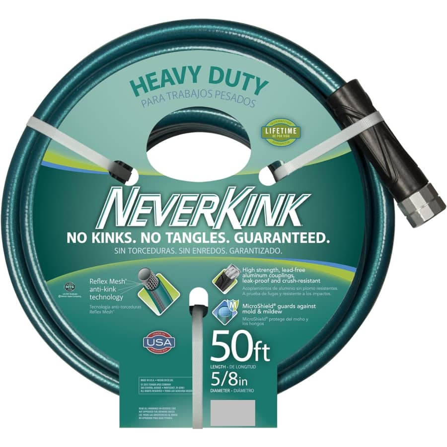Teknor Apex NeverKink 5/8" x 50-Foot Heavy Duty Garden Hose for $35 Teknor Apex NeverKink 5/8" x 50-Foot Heavy Duty Garden Hose for $35