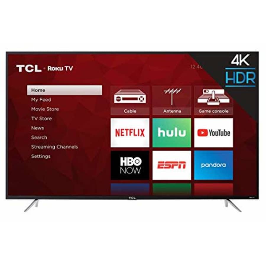 TCL 65" Class 4-Series 4K UHD HDR Roku 2017 Smart TV - 65S405 for $503