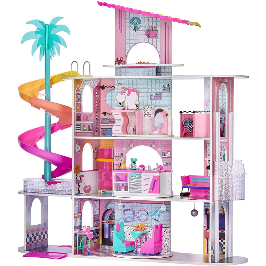 L.O.L. Surprise OMG House of Surprises Real Wood Doll House for $184 L.O.L. Surprise OMG House of Surprises Real Wood Doll House for $184