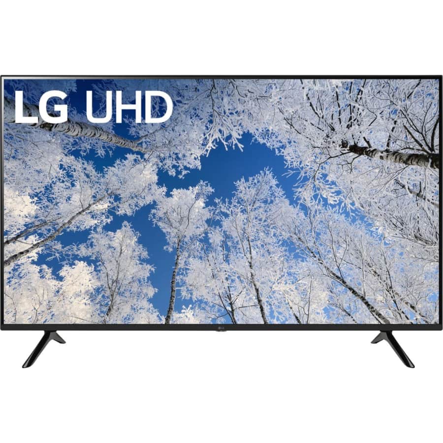 LG UQ70 Series 55UQ7050ZUD 55" 4K HDR LED UHD Smart TV for $300 LG UQ70 Series 55UQ7050ZUD 55" 4K HDR LED UHD Smart TV for $300