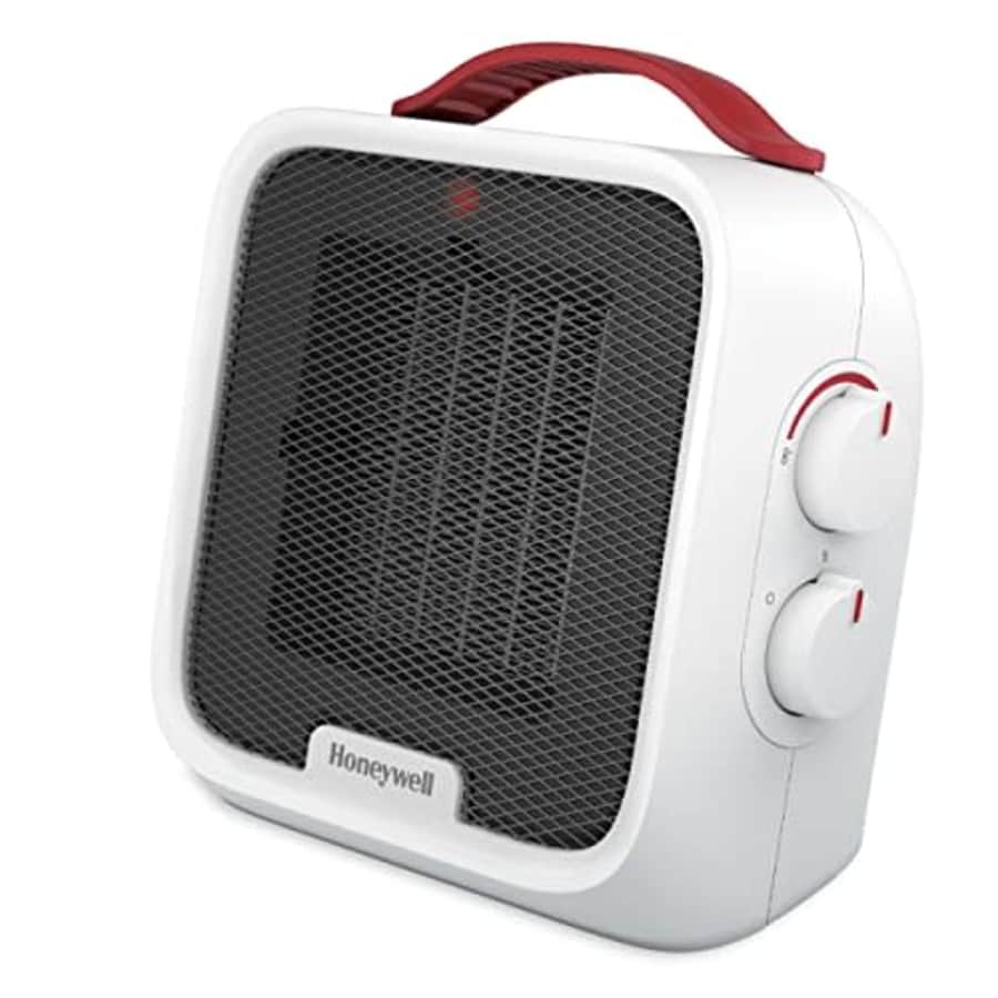 Honeywell UberHeat 5 Ceramic Space Heater for Small Rooms, White for $39