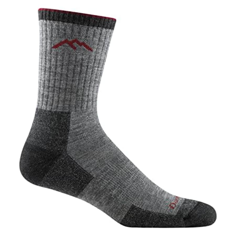 Darn Tough mens Hiker Merino Wool Micro Crew Socks Cushion Outdoors Equipment, Charcoal, Medium US for $50 Darn Tough mens Hiker Merino Wool Micro Crew Socks Cushion Outdoors Equipment, Charcoal, Medium US for $50
