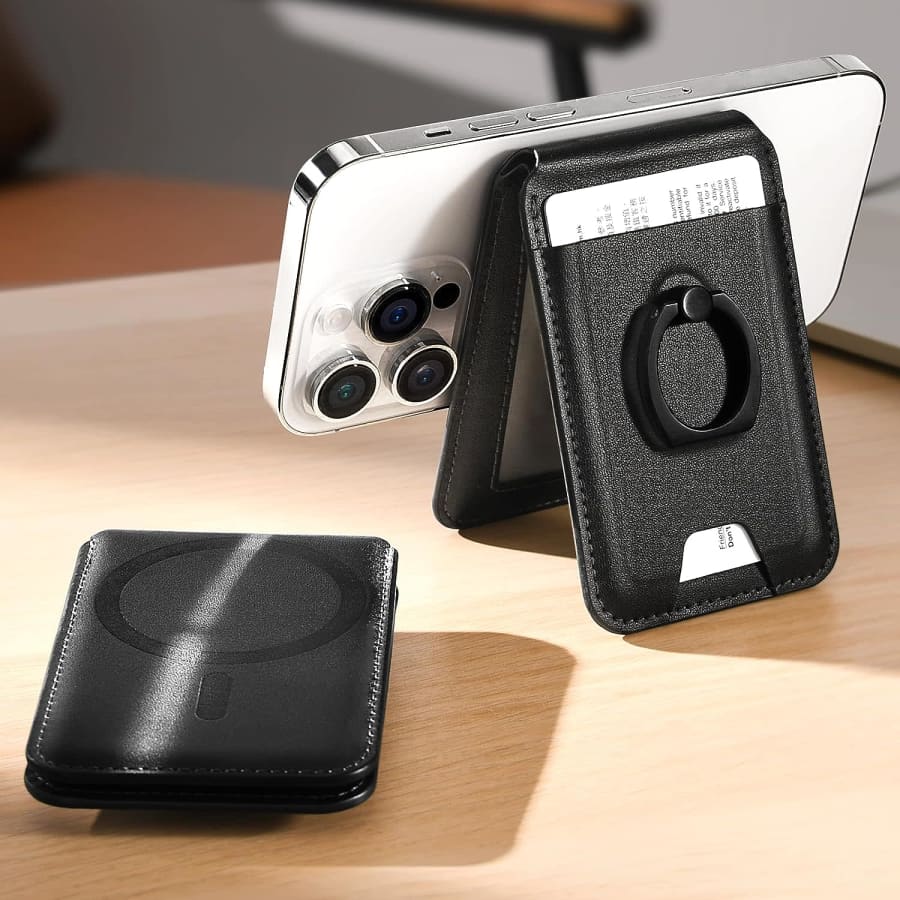 Lisen Magnetic Wallet Stand for iPhone for $19