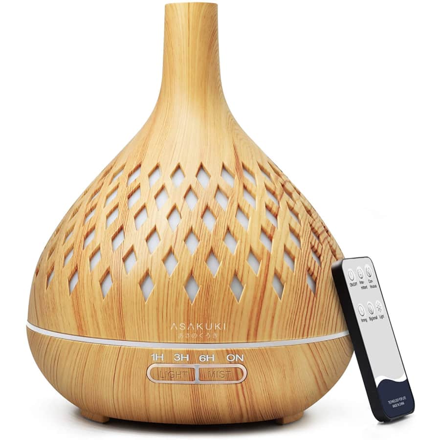 Asakuki 400ml Essential Oil Diffuser for $18