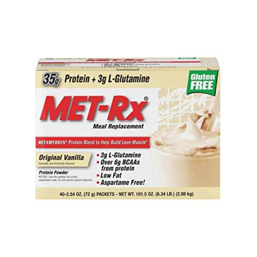 MET-Rx Original Whey Protein Powder,Meal Replacement Shakes, Low Carb, Gluten Free, Original for $115 MET-Rx Original Whey Protein Powder,Meal Replacement Shakes, Low Carb, Gluten Free, Original for $115