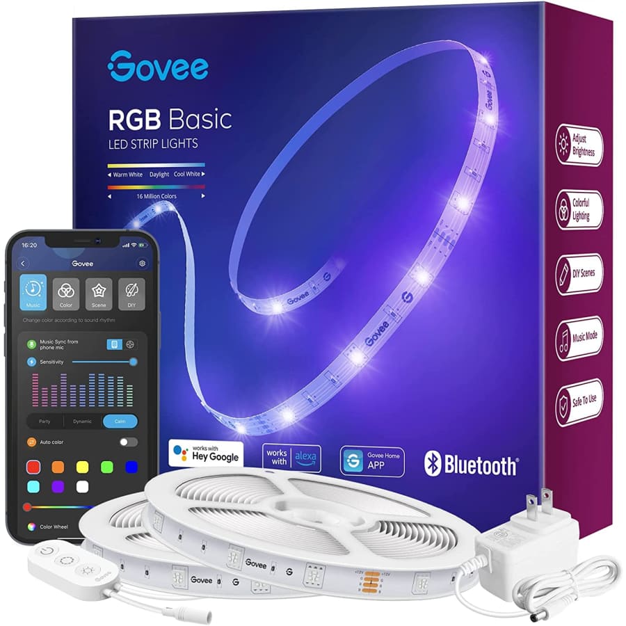 Govee 66-Foot Smart RGB LED Strip Lights for $24 Govee 66-Foot Smart RGB LED Strip Lights for $24