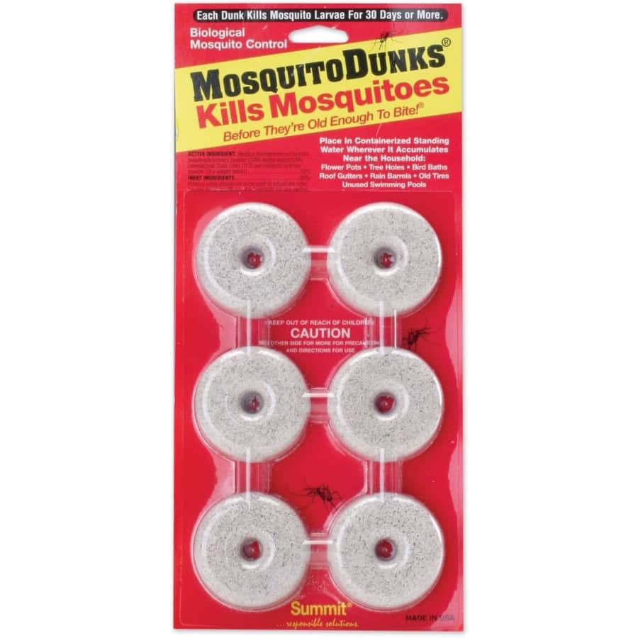 Summit 110-12 Mosquito Dunks 6-Pack for $10 Summit 110-12 Mosquito Dunks 6-Pack for $10