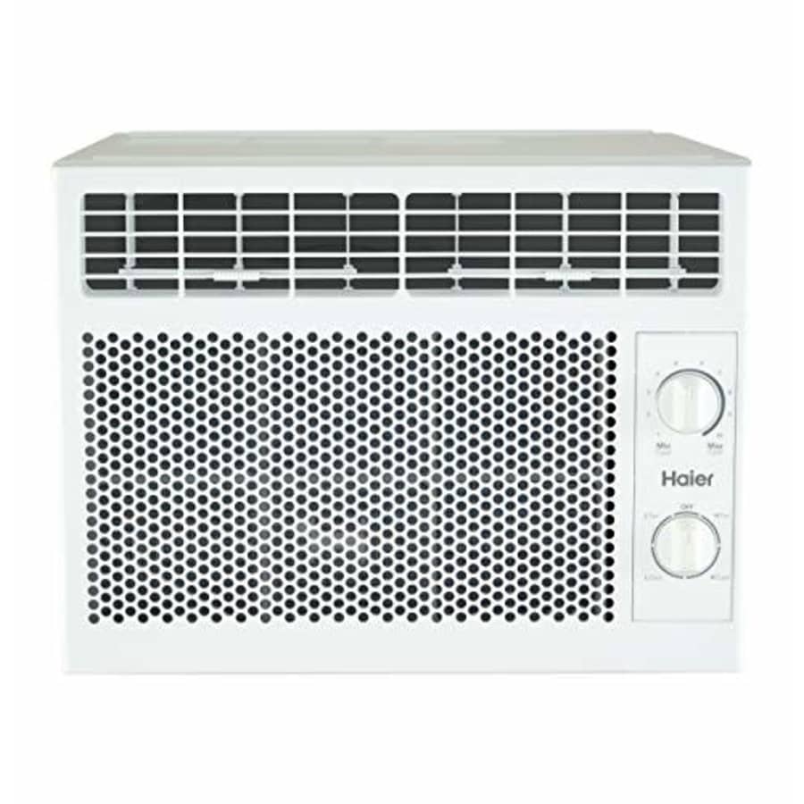 Haier 5,050 BTU Mechanical Window Air Conditioner for Small Rooms up to 150 sq ft, 5000 115V, White for $248 Haier 5,050 BTU Mechanical Window Air Conditioner for Small Rooms up to 150 sq ft, 5000 115V, White for $248