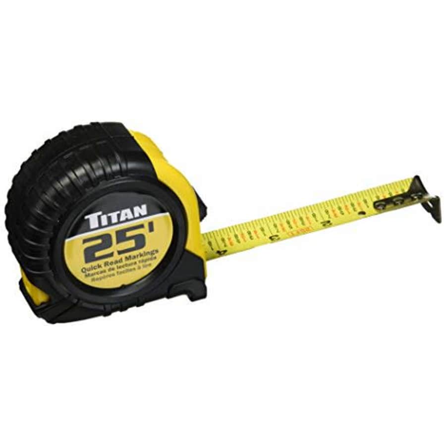 Titan 10901 25' Quick-Read Tape Measure (2 Pack) for $21 Titan 10901 25' Quick-Read Tape Measure (2 Pack) for $21