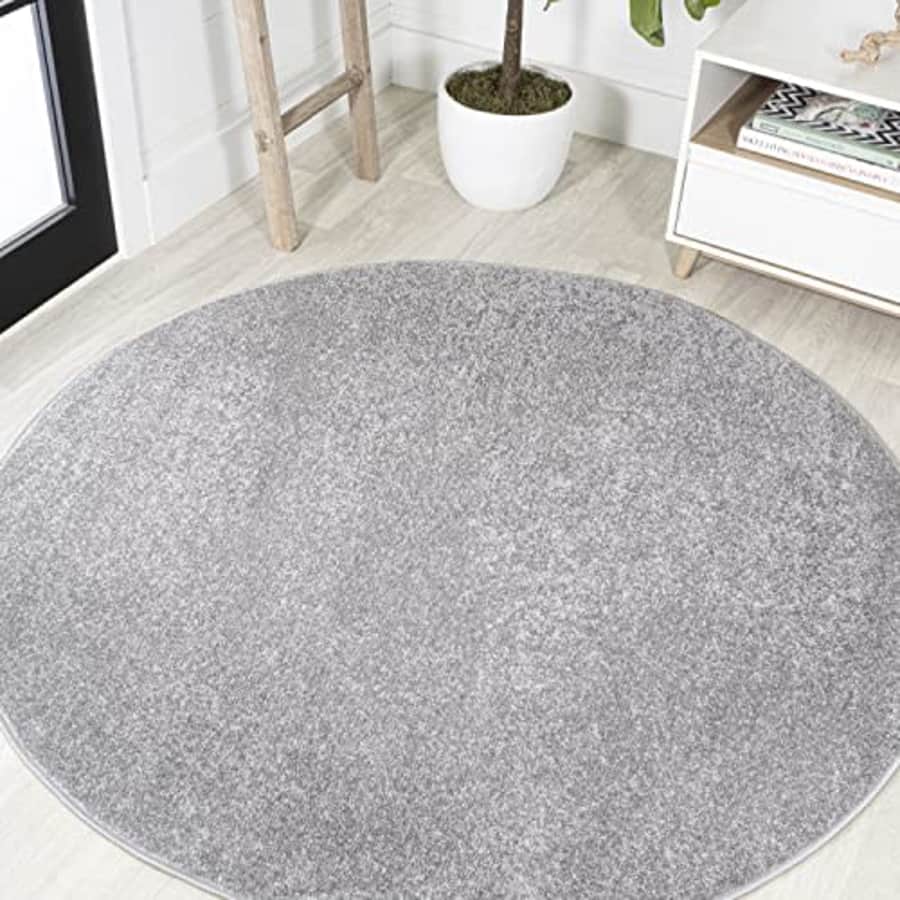 JONATHAN Y SEU100A-6R Haze Solid Low-Pile Indoor Area Rug, Coastal, Bohemian, Minimalist, Classic, for $59 JONATHAN Y SEU100A-6R Haze Solid Low-Pile Indoor Area Rug, Coastal, Bohemian, Minimalist, Classic, for $59