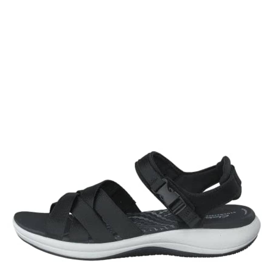 Clarks Women's Ankle-Strap Sandal, Black, 6 for $58