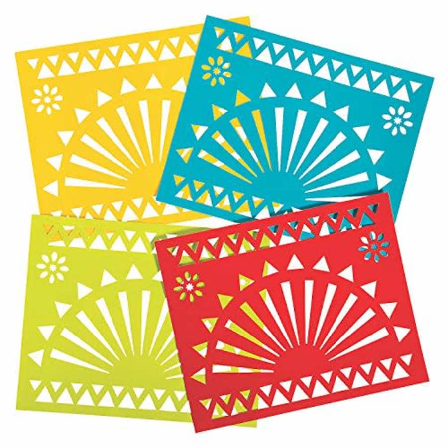 Fun Express Fiesta Paper PLACEMAT W/Cutouts - Party Supplies - VBS Vacation Bible School for $17 Fun Express Fiesta Paper PLACEMAT W/Cutouts - Party Supplies - VBS Vacation Bible School for $17