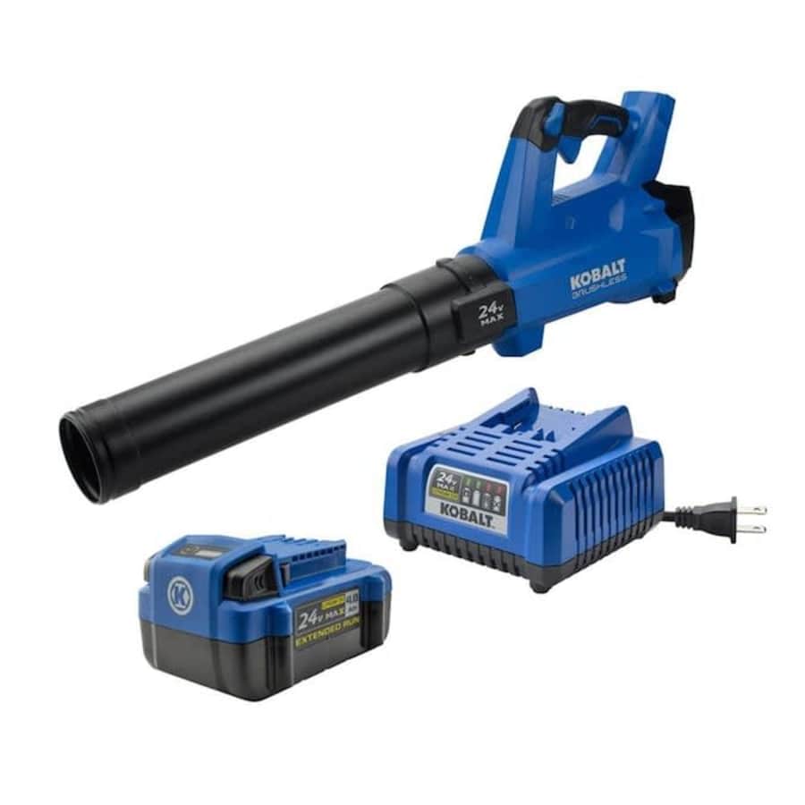 Kobalt 100 MPH 24V Max Lithium Ion Brushless Cordless Electric Leaf Blower for $99 Kobalt 100 MPH 24V Max Lithium Ion Brushless Cordless Electric Leaf Blower for $99