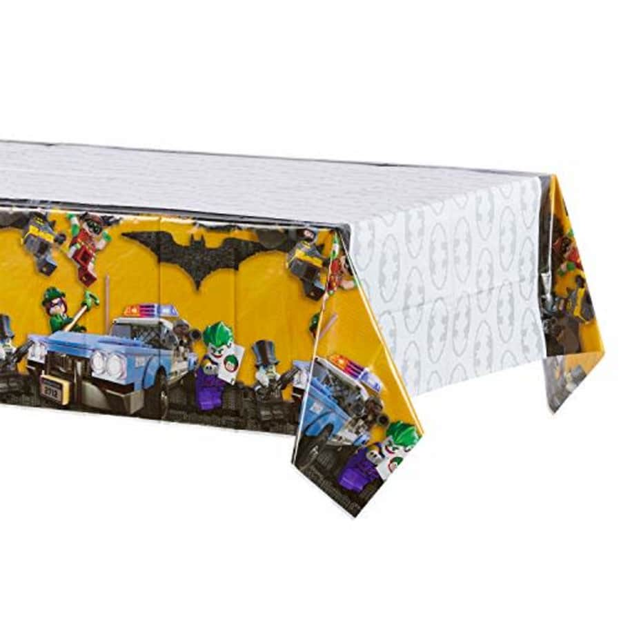American Greetings Lego Batman Party Supplies, Plastic Table Cover, 54" x 96" for $10 American Greetings Lego Batman Party Supplies, Plastic Table Cover, 54" x 96" for $10