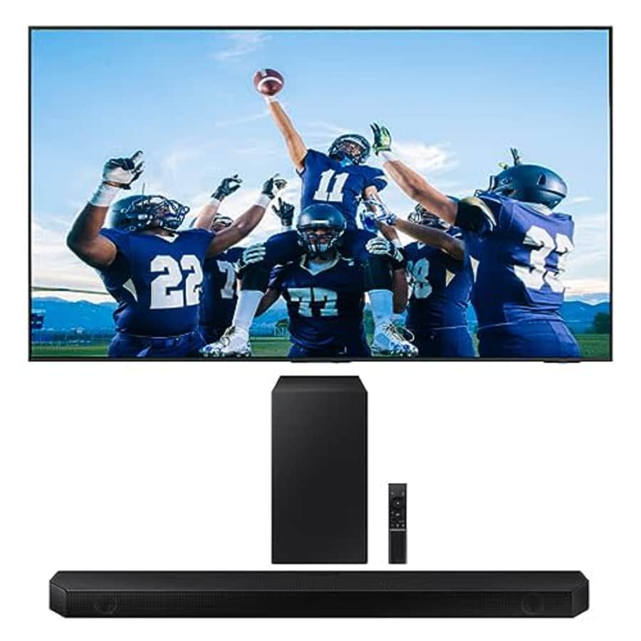 SAMSUNG QN75QN85CAFXZA 75 Inch 4K Neo QLED Smart TV with Dolby Atmos with a HW-Q60C 3.1ch Soundbar for $2,096 SAMSUNG QN75QN85CAFXZA 75 Inch 4K Neo QLED Smart TV with Dolby Atmos with a HW-Q60C 3.1ch Soundbar for $2,096