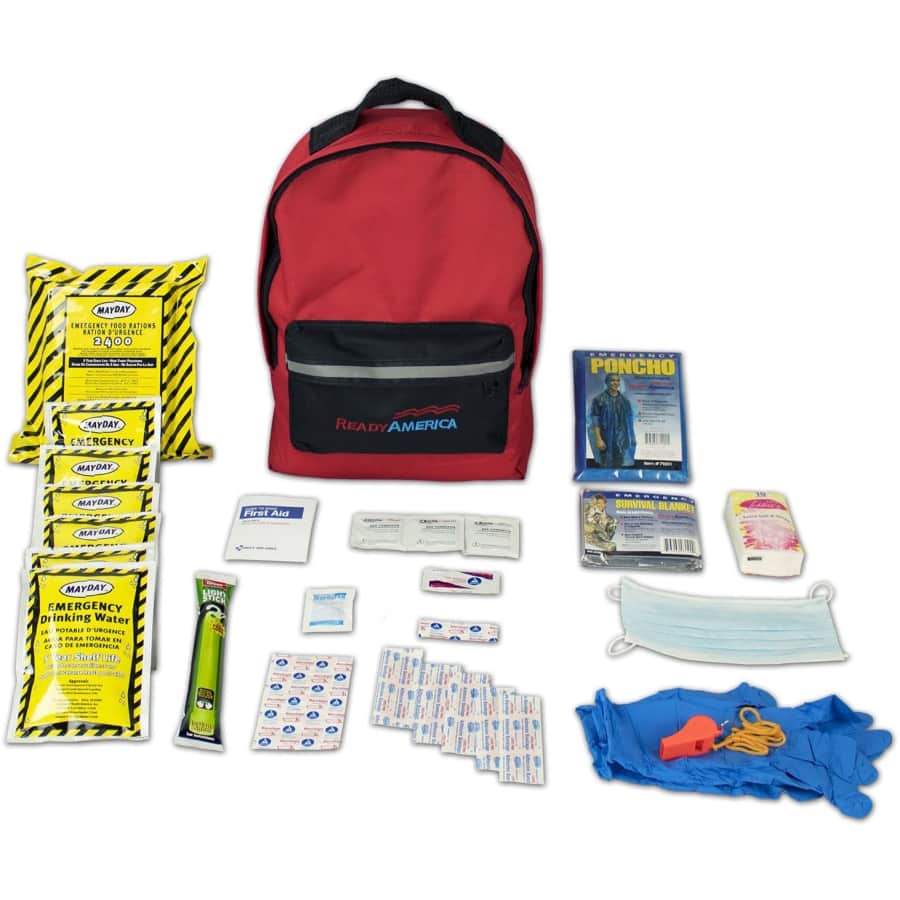 Ready America Emergency Kit 1-Person Backpack for $27 Ready America Emergency Kit 1-Person Backpack for $27