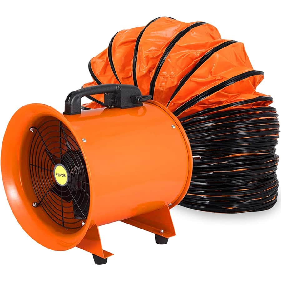Vevor 12" Utility Blower Fan with Duct for $157