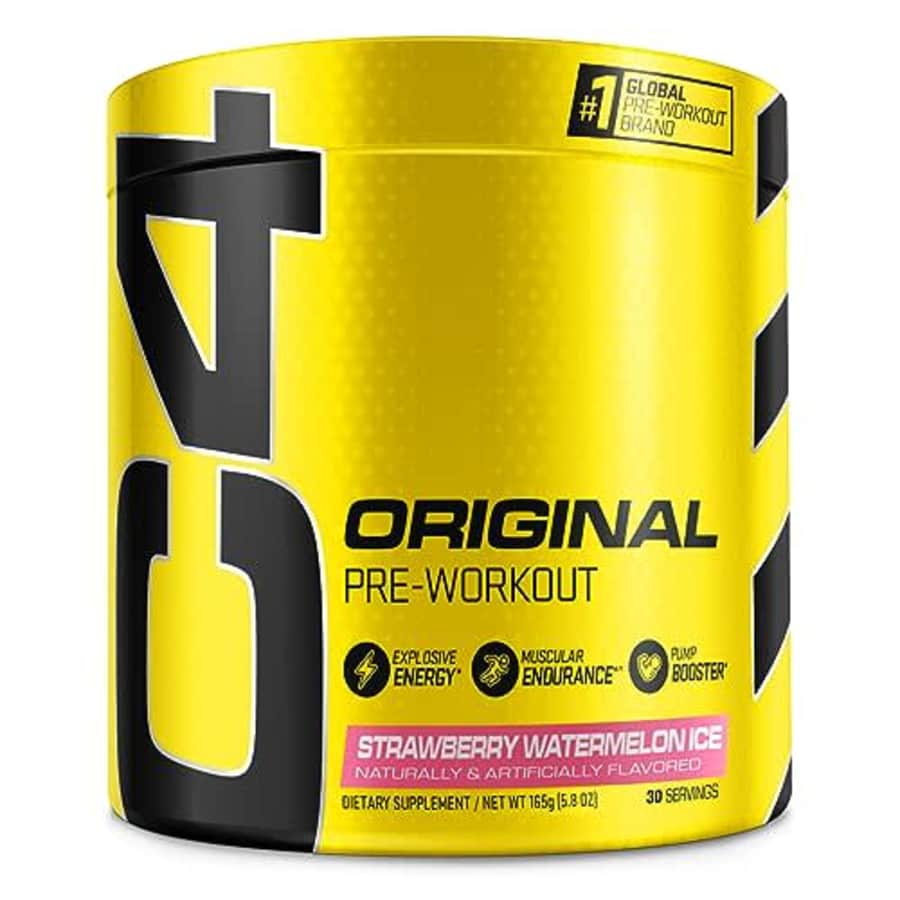 Cellucor C4 Original Pre Workout Powder Strawberry Watermelon Ice Sugar Free Preworkout Energy for for $25