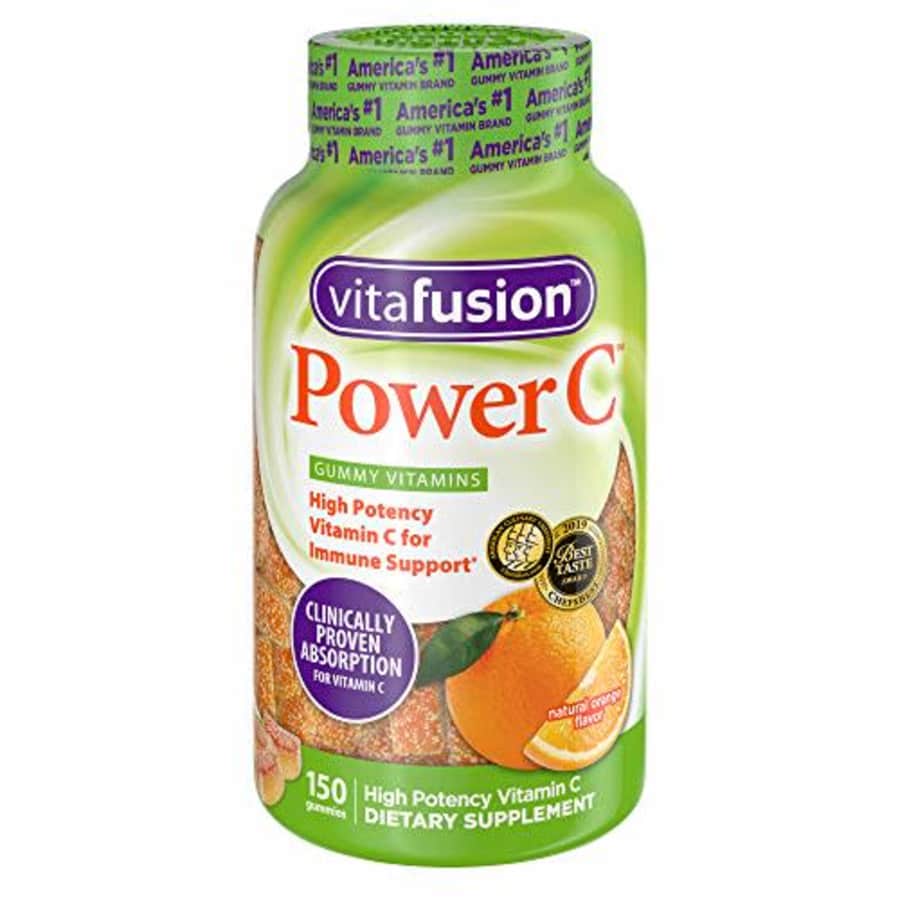 Vitafusion Power C Gummy Vitamins, 150 Count Vitamin C Gummies (Packaging May Vary), Absolutely for $11