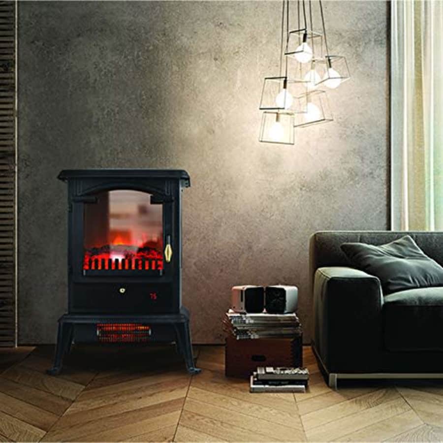 LifeSmart 3 Sided Flame View Infrared Stove Heater, PCHT1109US for $100