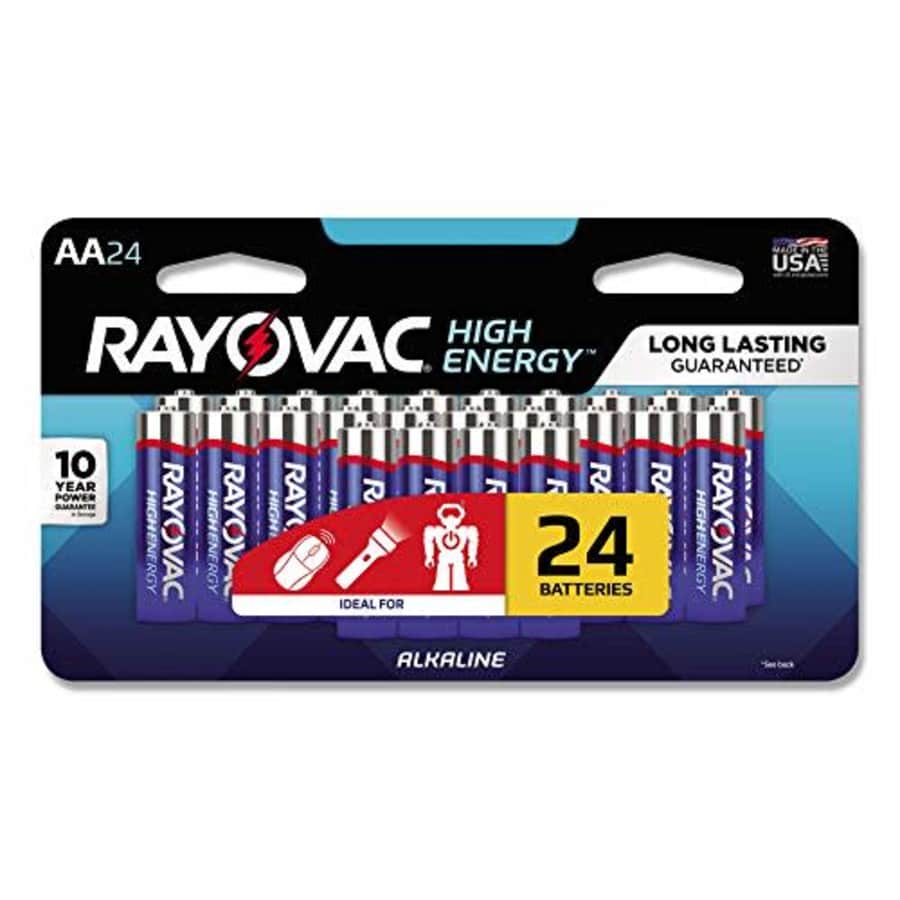 Rayovac Rvc81524ltA 815-24LTJ AA Alkaline Batteries, 1.55 Pound for $23