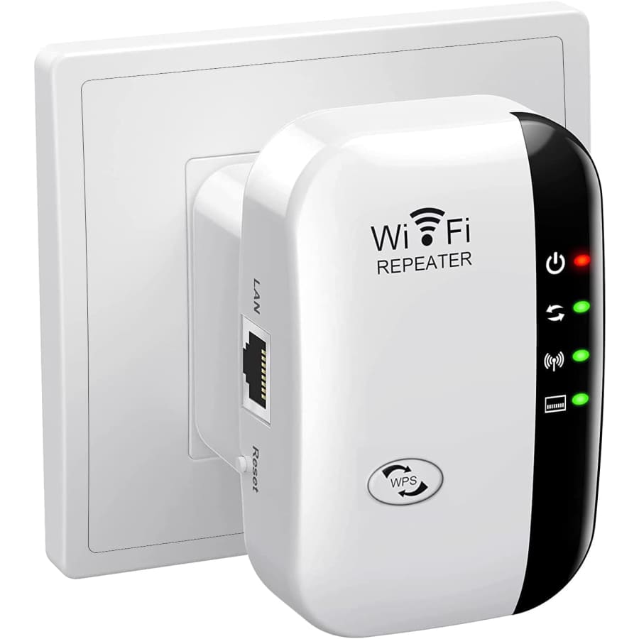 300Mbps WiFi Extender Signal Booster for $12